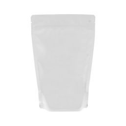 Bolsa stand-up - mate blanco (100% recyclable)