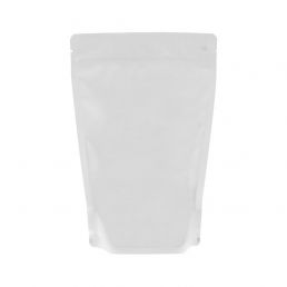 Bolsa stand-up - mate blanco (100% recyclable)