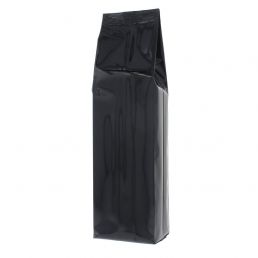Bolsa de fuelle lateral - brillante negro - 170x495+ {55+55} mm (6,5 - 7,5 lt)