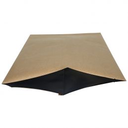 Bolsa de café mailer papel kraft - marrón