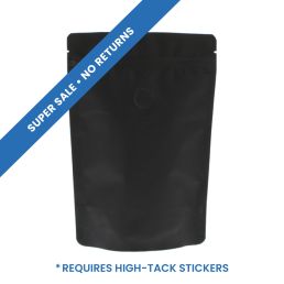 Bolsa de café con Paper Feel Varnish - negro