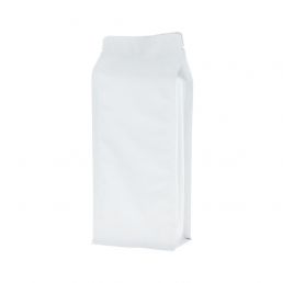Bolsa de fondo plano - mate blanco