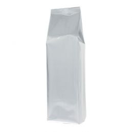 Bolsa de fuelle lateral - mate plata
