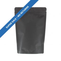 Bolsa stand-up con Paper Feel Varnish - negro - 130x210+{40+40} mm (450-500ml)