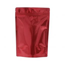 Bolsa stand-up - brillante rojo