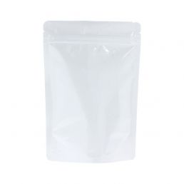 Bolsa stand-up - brillante blanco