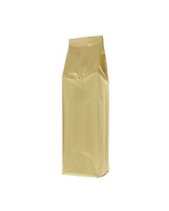 Bolsa de Café con Fuelle Lateral - Mate Oro