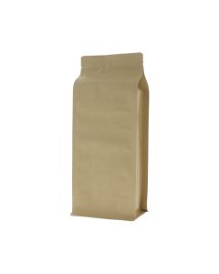 Bolsa de fondo plano papel kraft - marrón