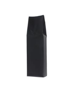 Bolsa de caf&eacute; con fuelle lateral - mate negro - 1 kg (135x390+{40+40} mm)