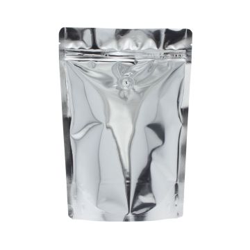 Bolsa de café - brillante plata
