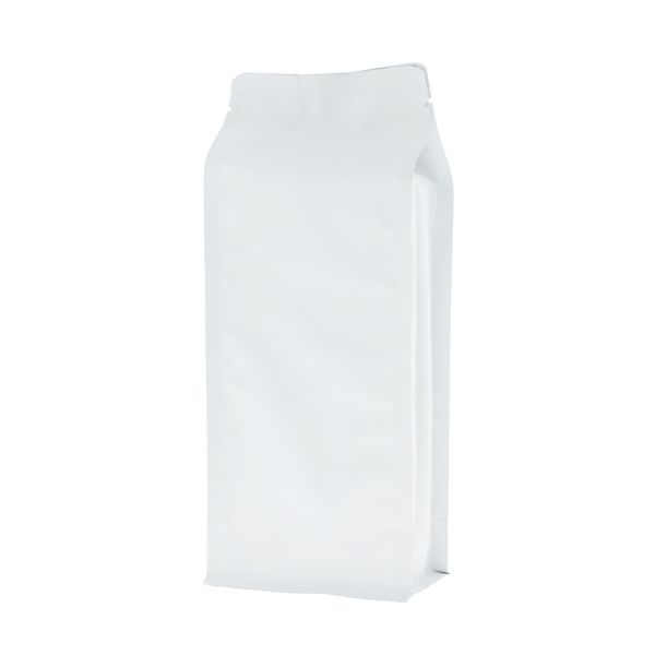 Bolsa de fondo plano - mate blanco - 95x230+{35+35} mm (900ml)