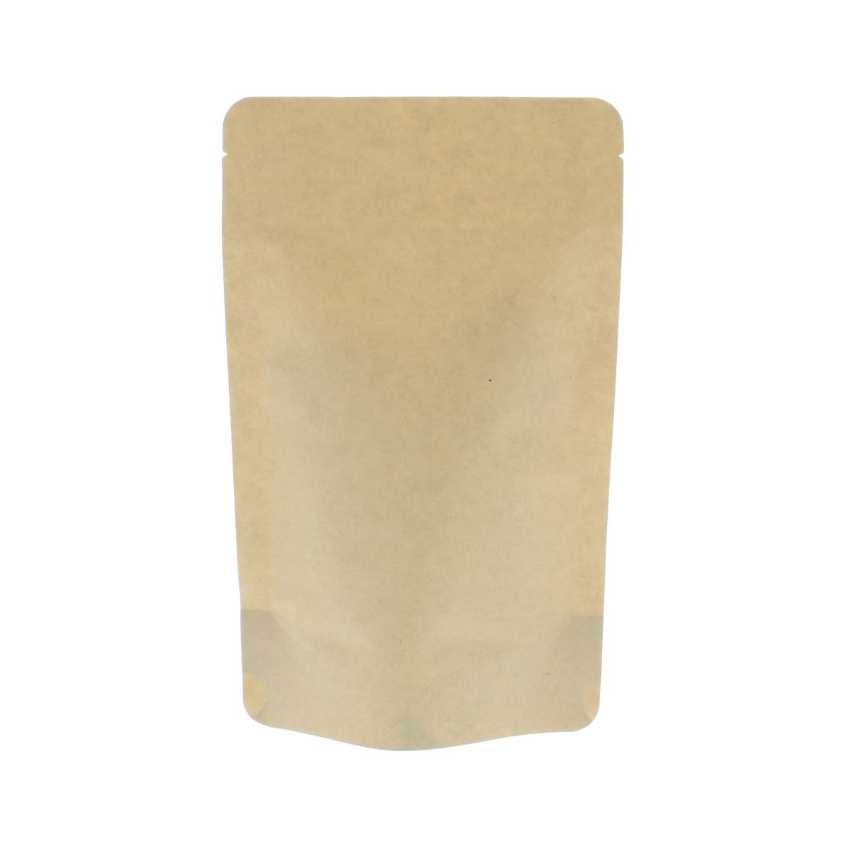 Bolsa stand-up papel kraft compostable - marrón