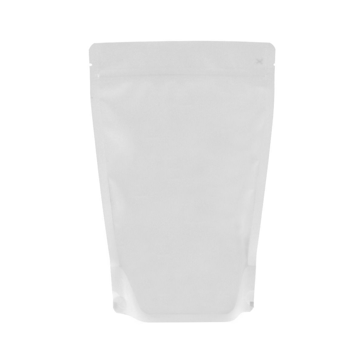 Bolsa stand-up - mate blanco (100% recyclable)