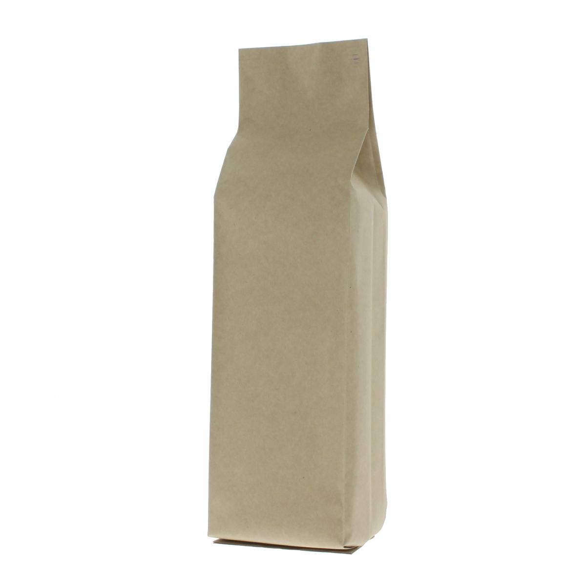 Bolsa de fuelle lateral papel kraft - marrón - 135x390+{40+40} mm (2,8-3,3 ltr)