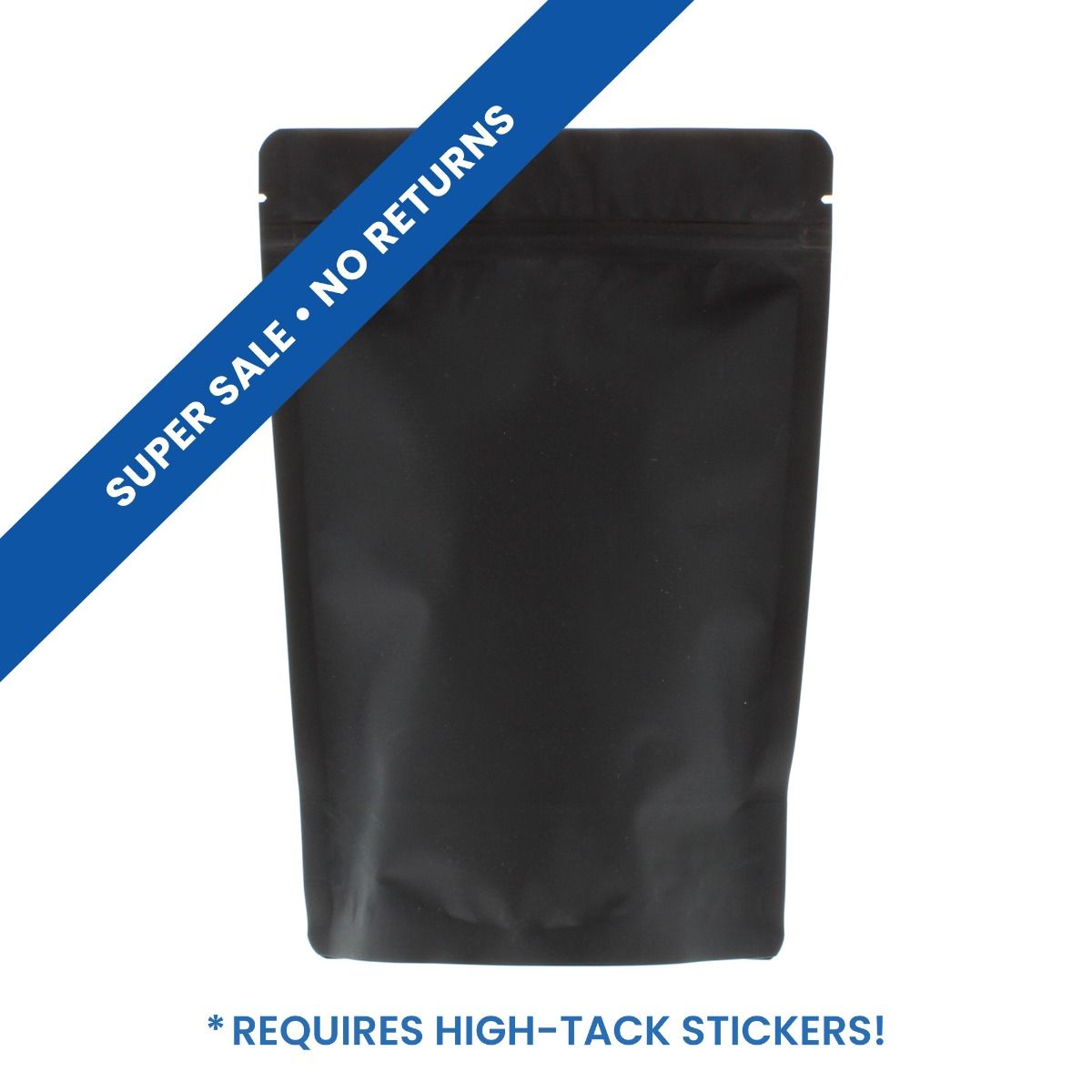Bolsa stand-up con Paper Feel Varnish - negro - 235x345+{60+60} mm (2,8-3,3 lt)