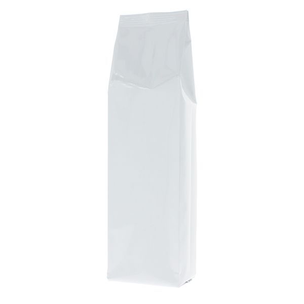 Bolsa de fuelle lateral - brillante blanco