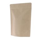 Bolsa stand-up papel kraft - marrón - 160x230+{45+45} mm (700-900ml)