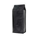 Bolsa de fondo plano - brillante negro