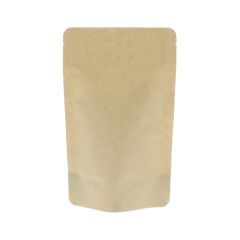 Bolsa stand-up papel kraft compostable - marrón