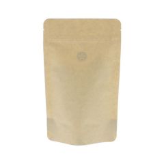 Bolsa de café de papel kraft - marrón (2-capas)