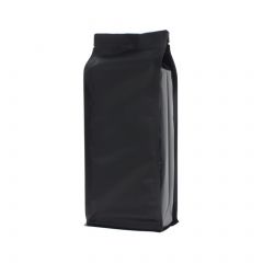 Bolsa de fondo plano - mate negro - 140x350+{47,5+47,5} mm (2,8 lt)
