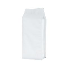 Bolsa de fondo plano - mate blanco