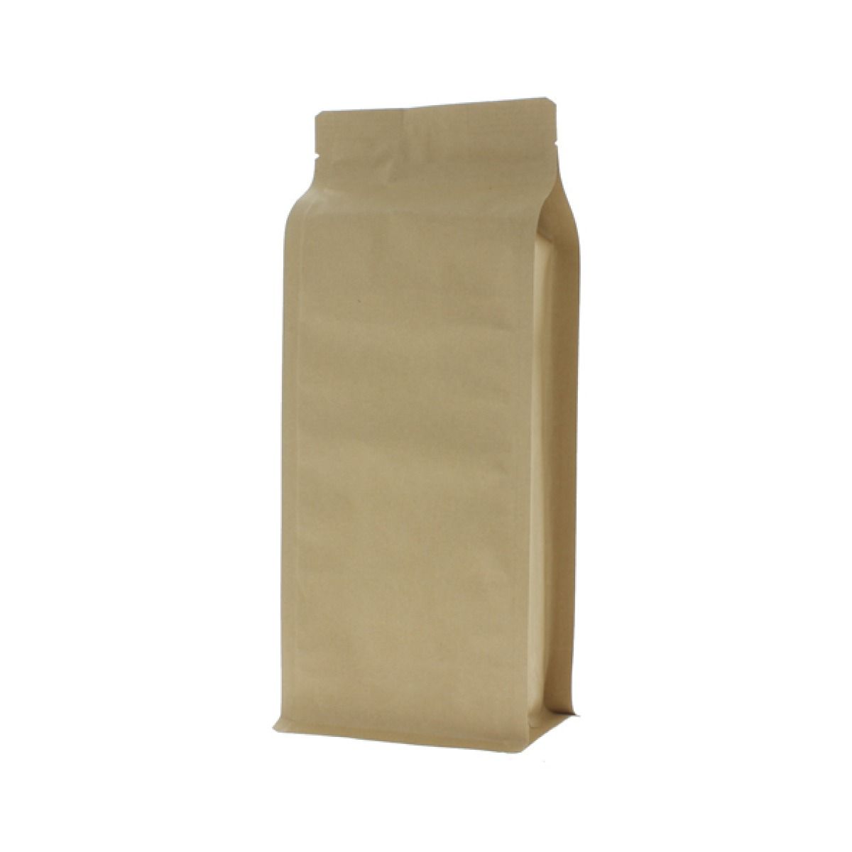 Bolsa de fondo plano papel kraft - marrón
