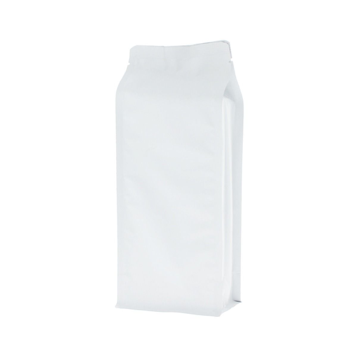 Bolsa de fondo plano - mate blanco
