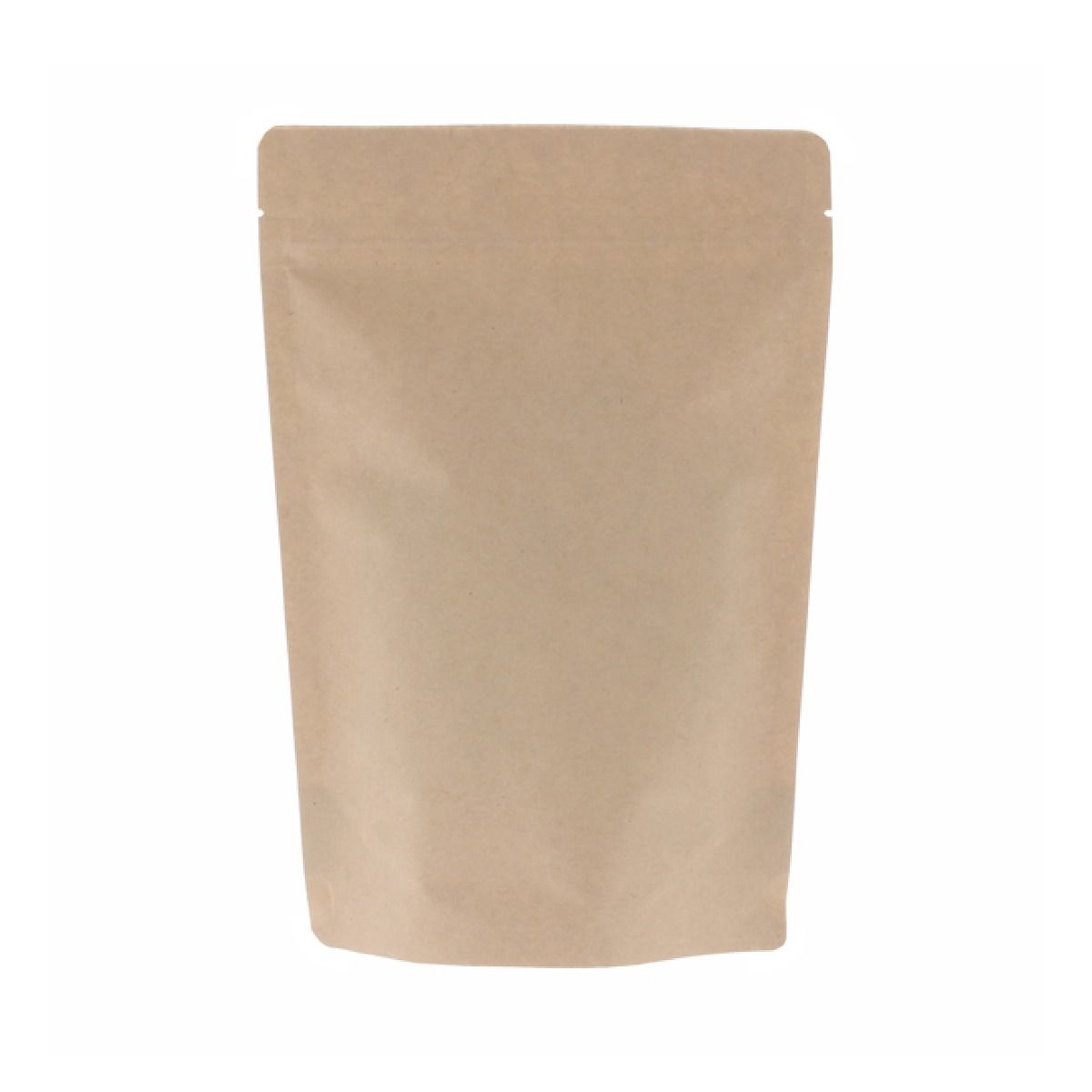 Bolsa stand-up papel kraft - marrón