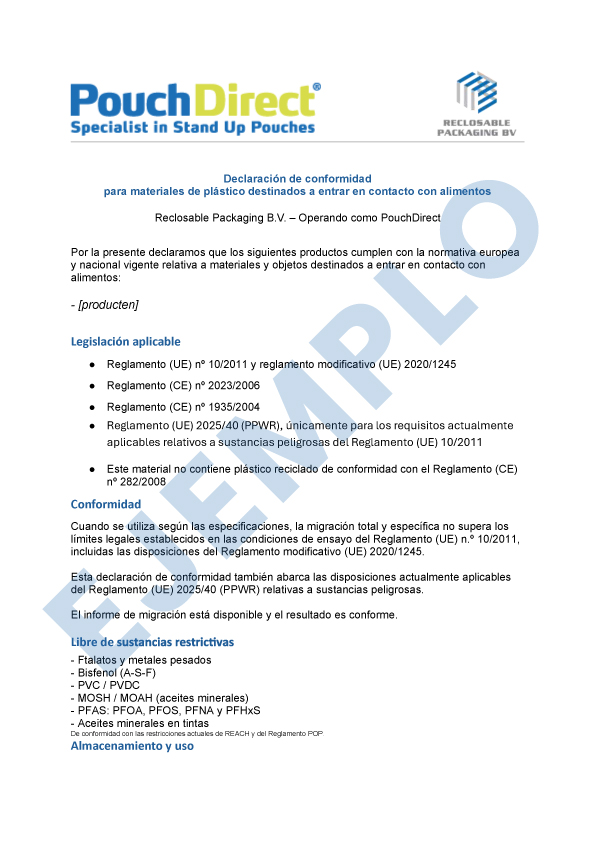 Certificación y documentación